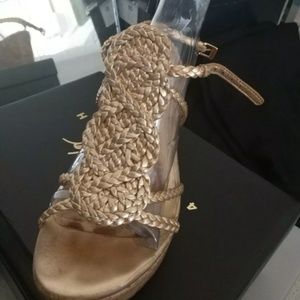 Kate Spade Golden Sandals